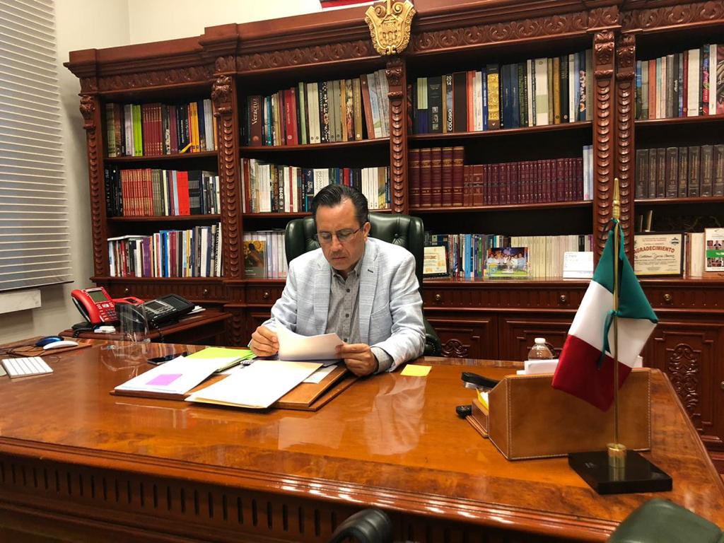 El gobernador Cuitláhuac García dará un mensaje por redes sociales para dar a conocer su segundo informe de gobierno (@@CuitlahuacGJ)