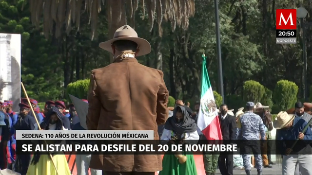 Militares se alistan para el desfile del 20 de noviembre