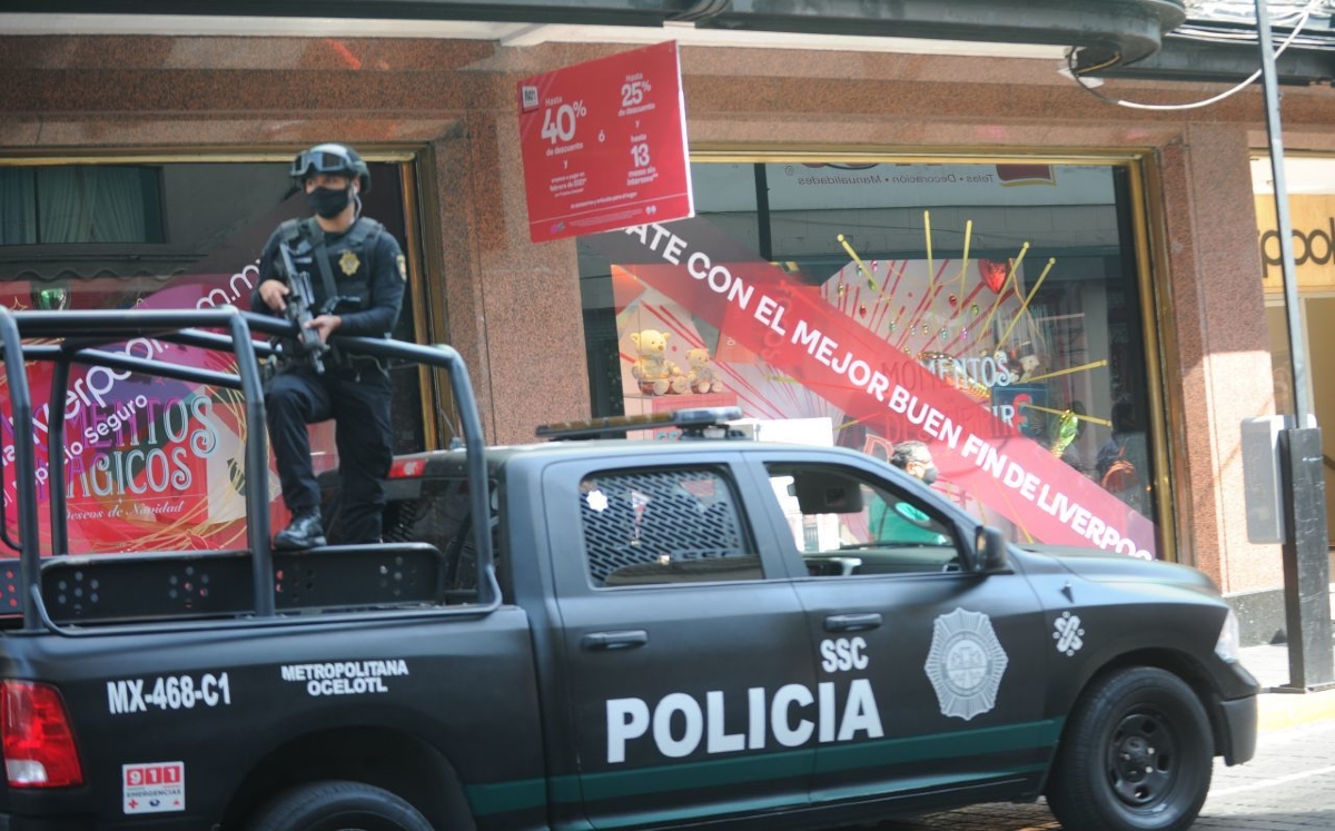 Operativo de la Policía de CdMx en el Centro./ Cuartoscuro