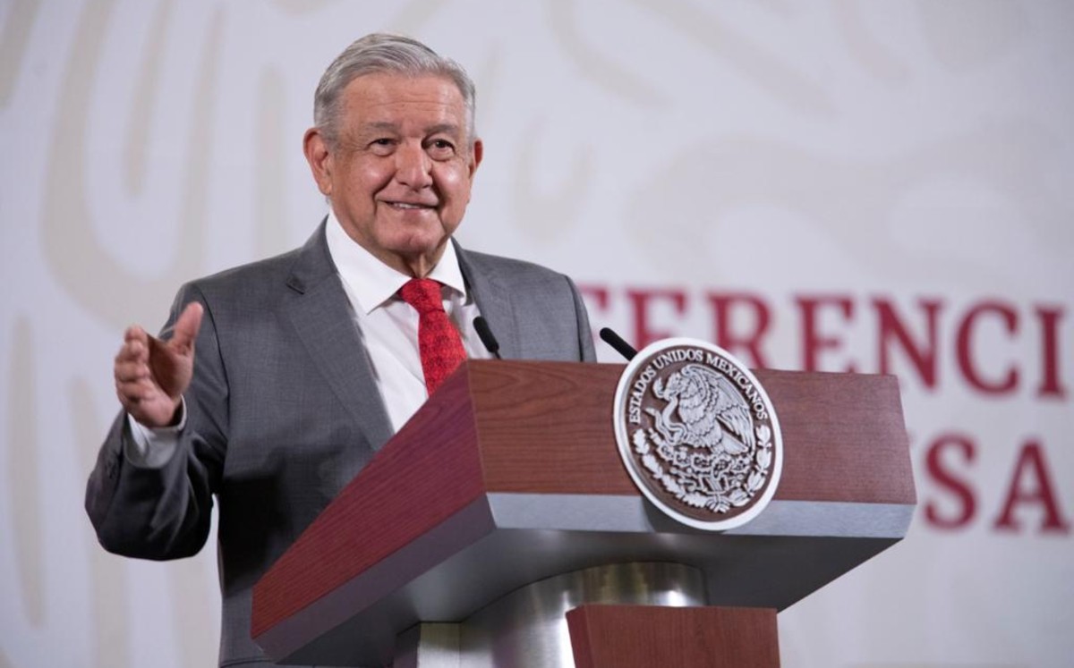 El presidente López Obrador en La Mañanera. (Cortesía)