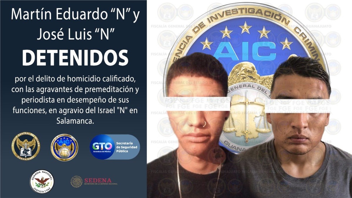Dan prisión preventiva a presuntos homicidas de Israel. ESPECIAL