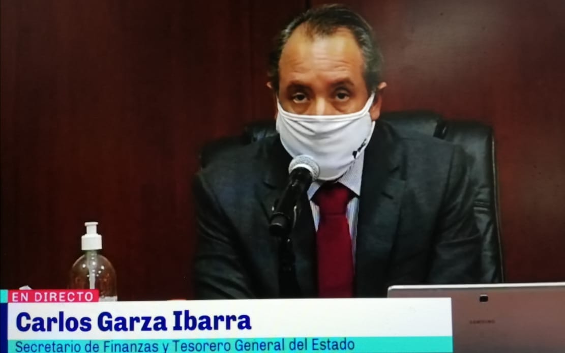 El tesorero Carlos Garza. Foto: Especial.