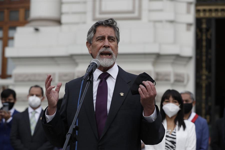 Francisco Sagasti, nuevo presidente de Perú. (EFE)