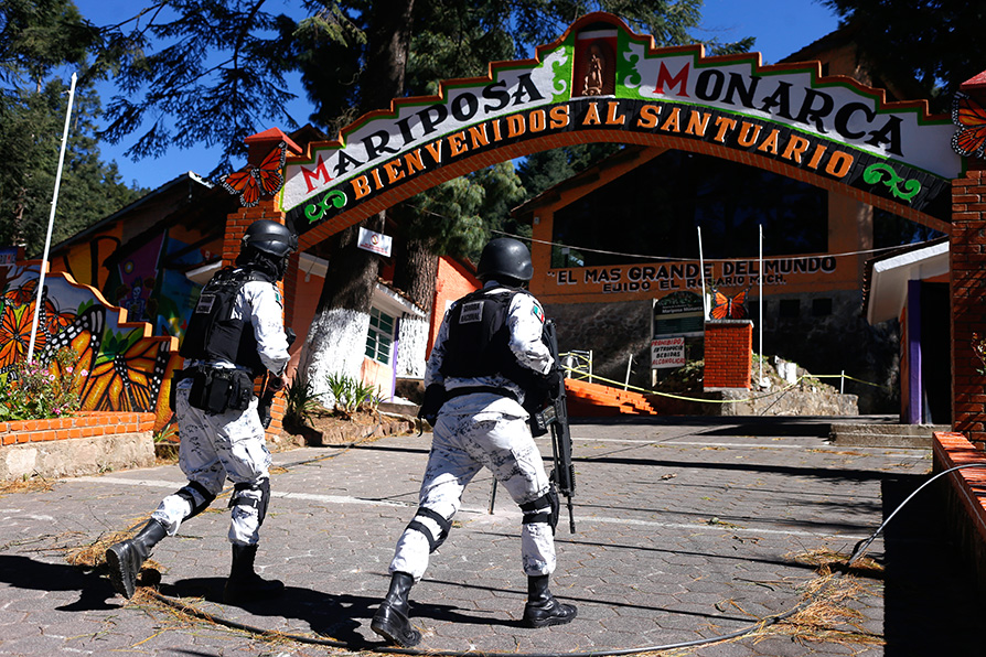 La Guardia Nacional realiza operativos de inspección y vigilancia permanentes en la zona. ( Ariana Pérez)