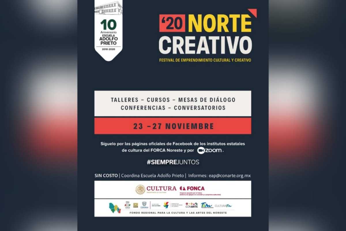 Impulsarán el emprendimiento cultural en el ‘20 Norte Creativo. Foto: Especial.