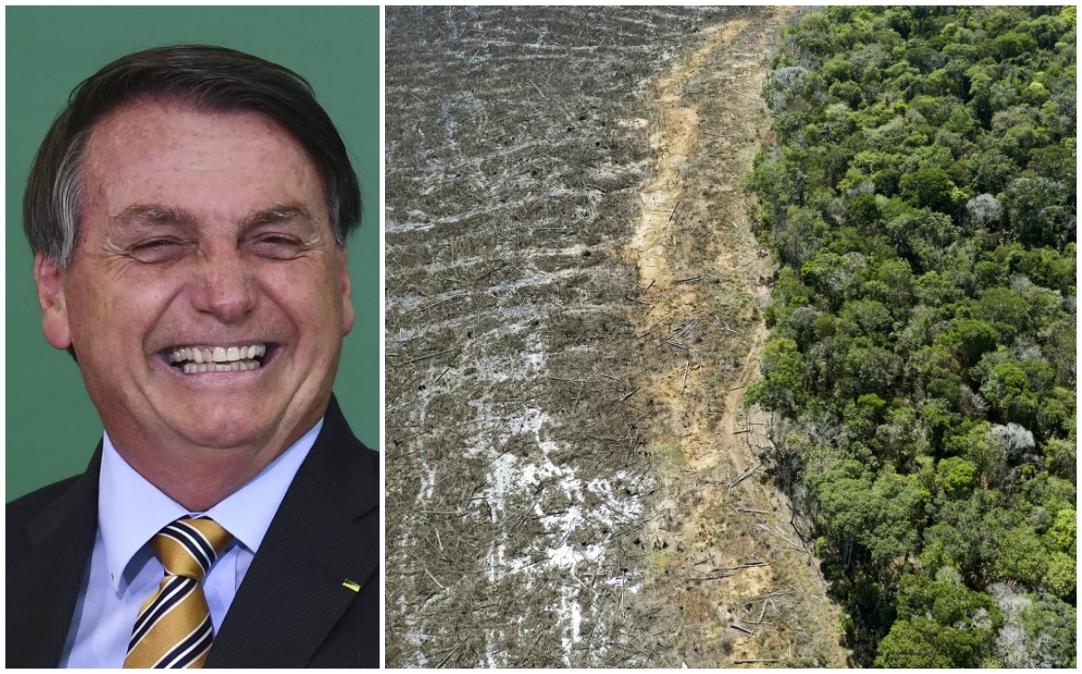 Jair Bolsonaro ha sido criticado por su manejo en la deforestación del Amazonas. (AFP)