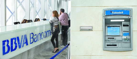 En México, BBVA es el banco con más activos del sistema; Sabadell solo opera de forma digital. Jorge González y Shutterstock