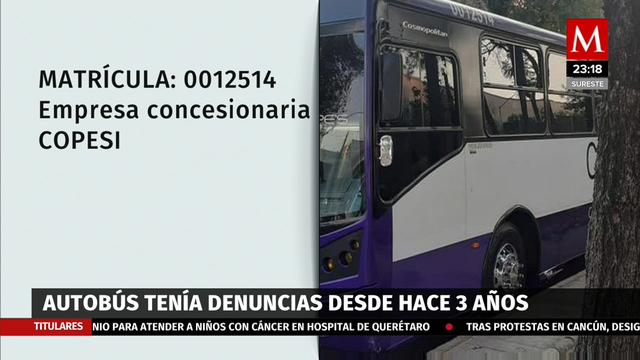 Autobús que atropelló al ciclista Mario Trejo tenía denuncias desde hace tres años