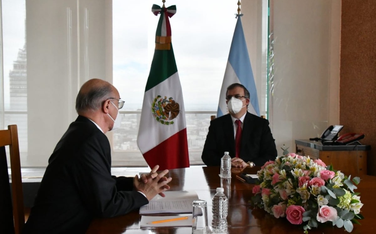 Ebrard se reúne con embajador de Argentina; buscan fortalecer relación bilateral