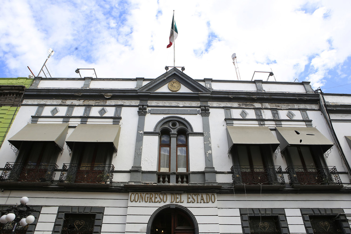 Fachada del Congreso del Estado. (Andrés Lobato)