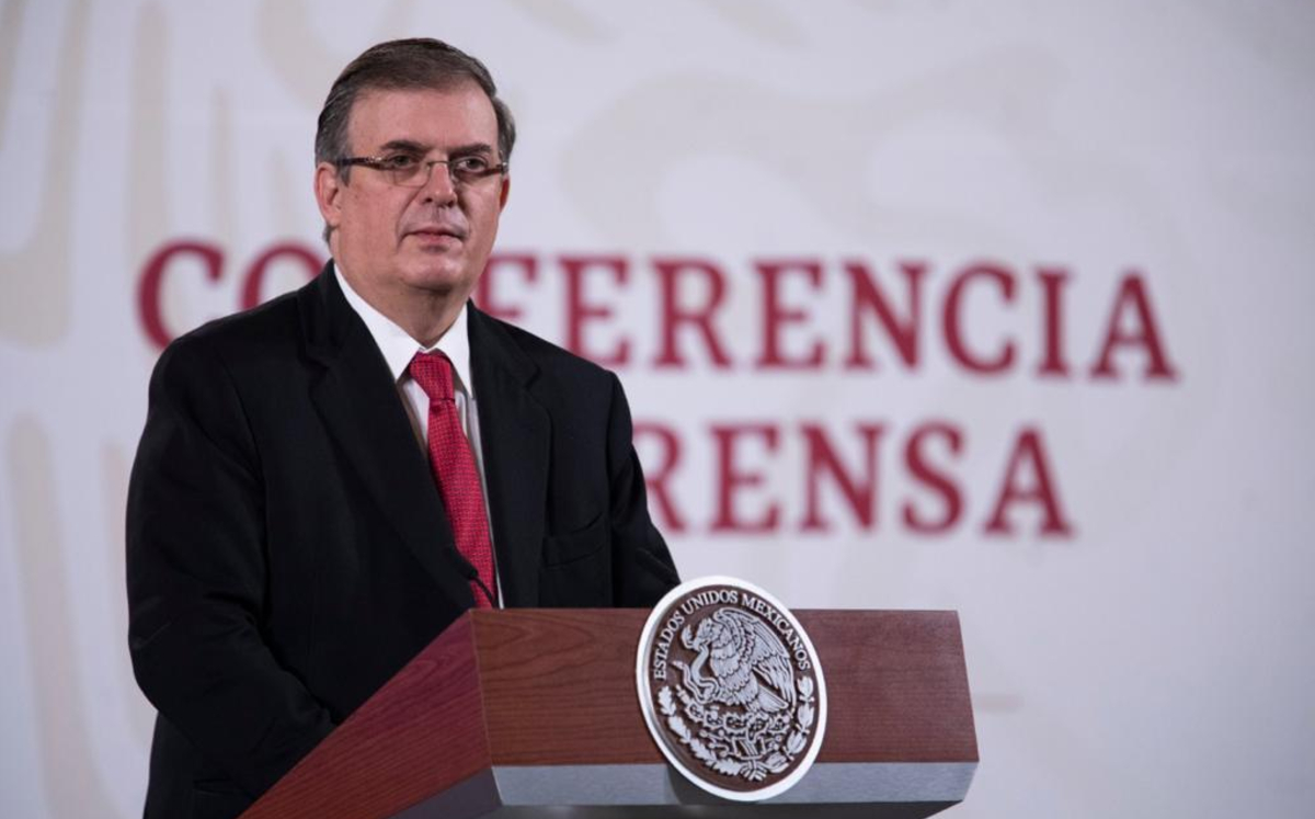 Marcelo Ebrard, titular de la Secretaría de Relaciones Exteriores. (Cortesía)