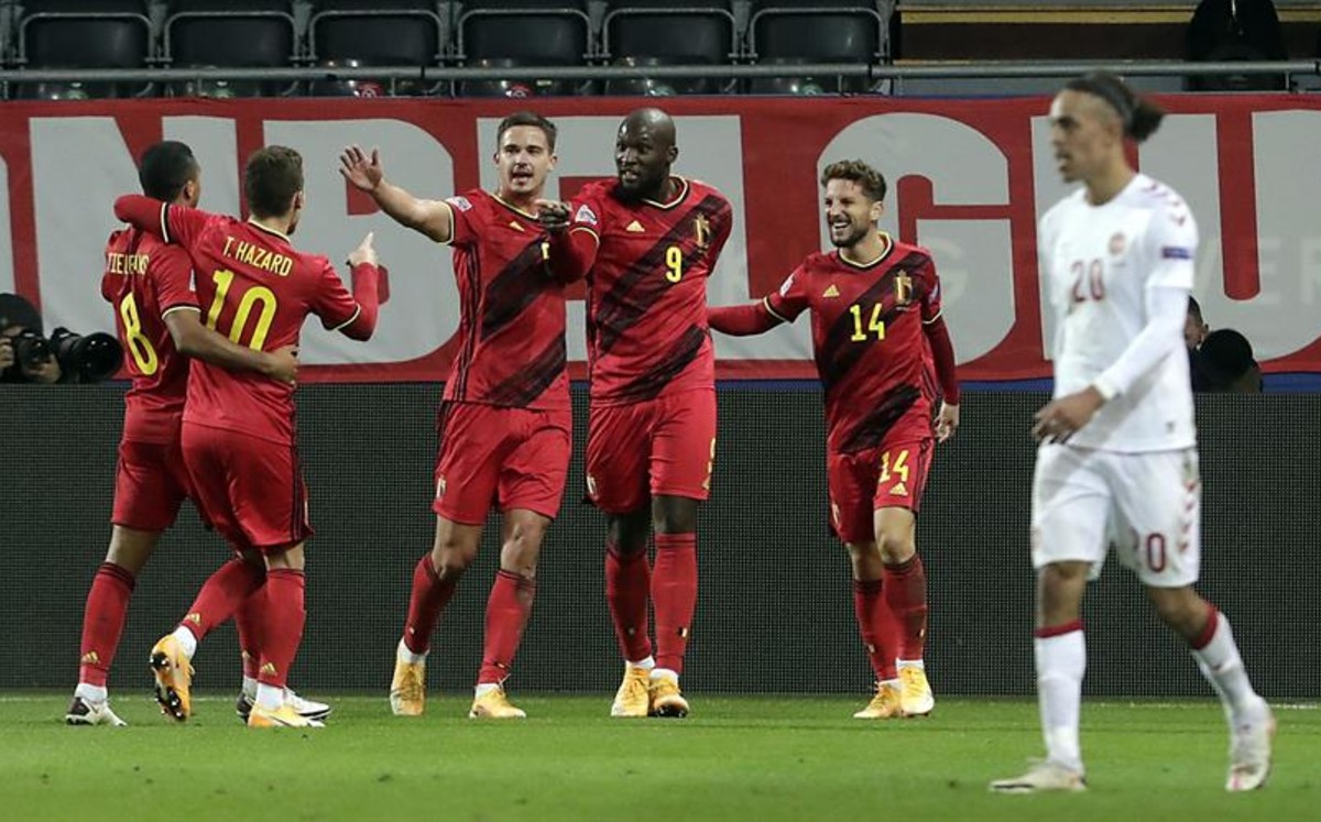 Romelu Lukaku lleva a Bélgica a la Final Four tras vencer a Dinamarca (EFE)