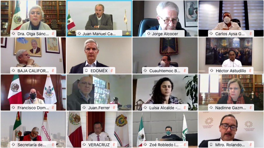 A través de su cuenta oficial de Twitter, el mandatario estatal informó sobre su participación.