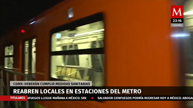 Metro de CdMx reabre locales dentro de estaciones tras cierre por covid-19