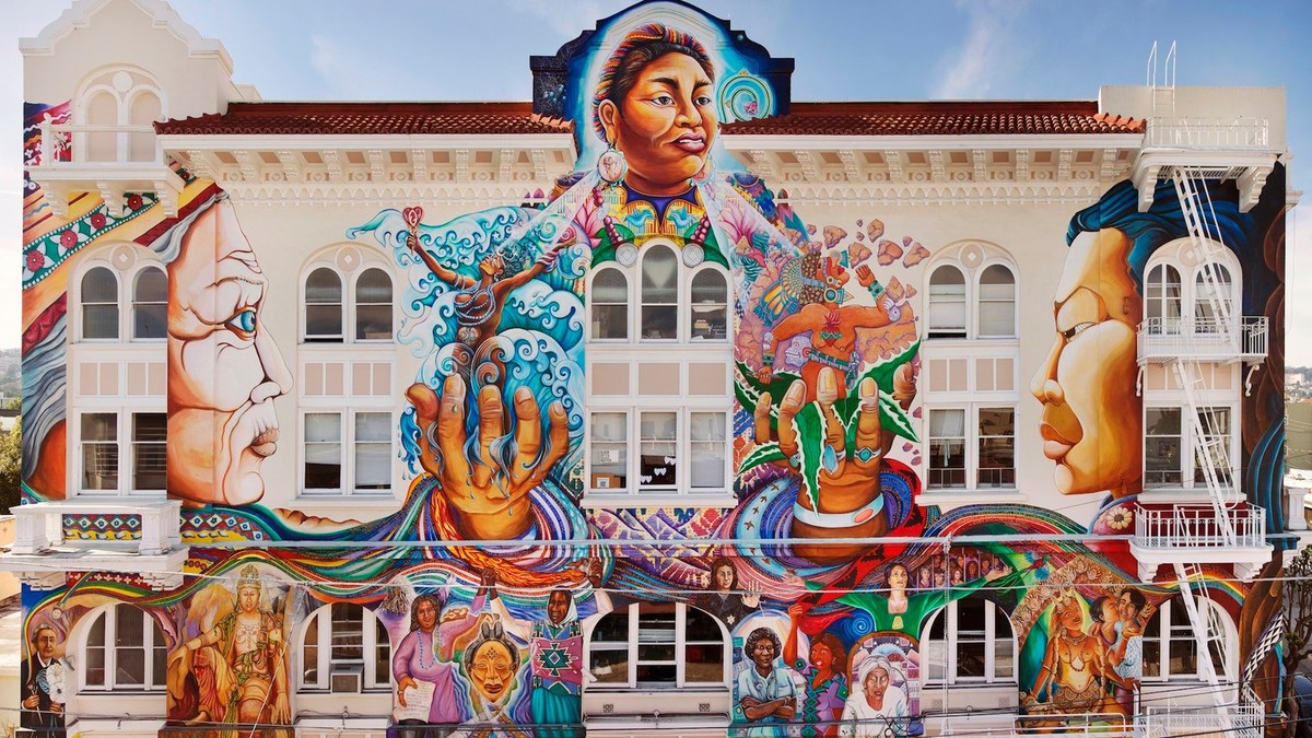 Mural del Women's Building de San Francisco. Foto tomada de Facebook @WomensBuilding