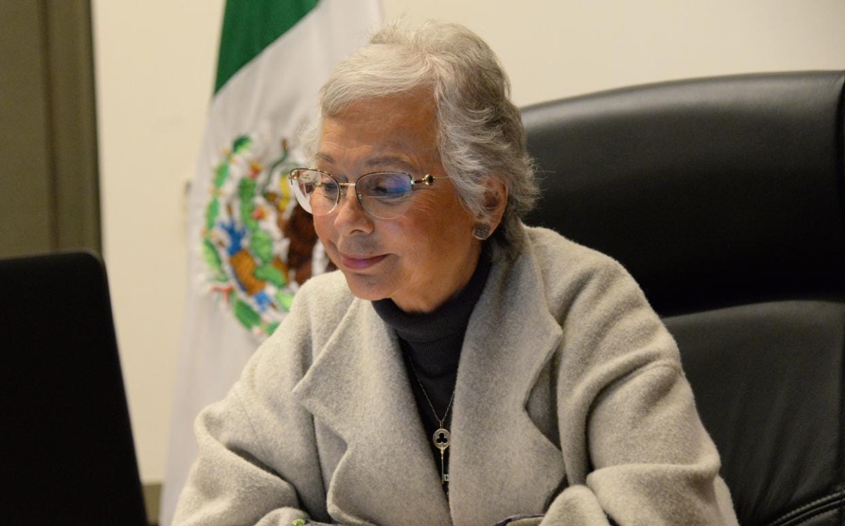 Olga Sánchez Cordero, secretaria de Gobernación. (Especial)