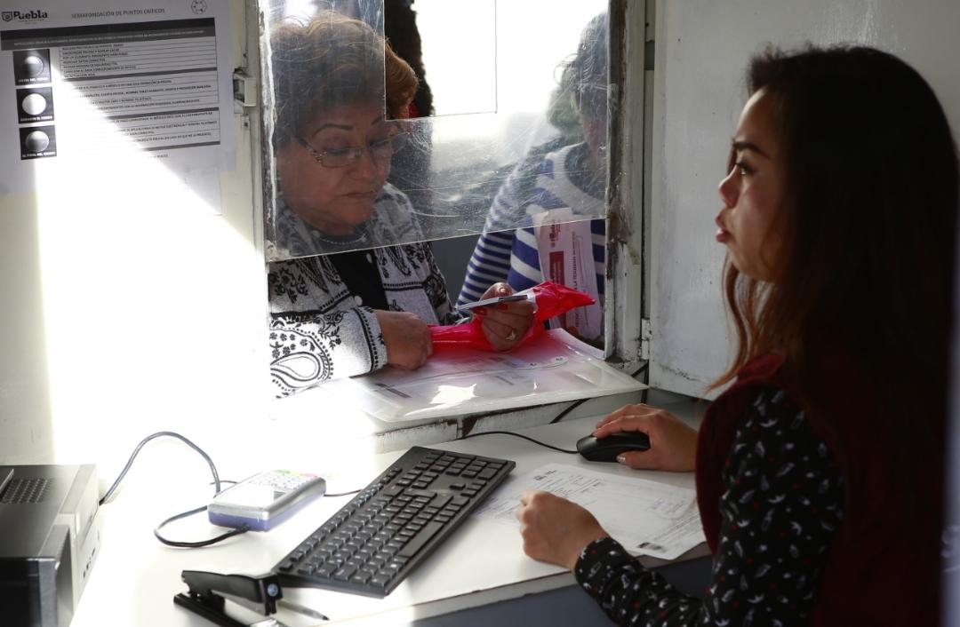 Pago del Predial en módulo. (Agencia Enfoque)