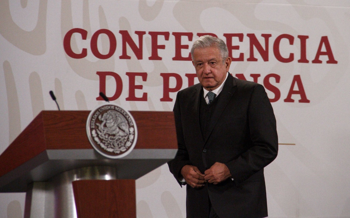 El presidente Andrés Manuel López Obrador en La Mañanera. (Cuartoscuro)
