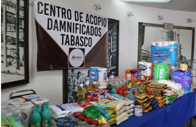 Recolectan víveres en Salamanca