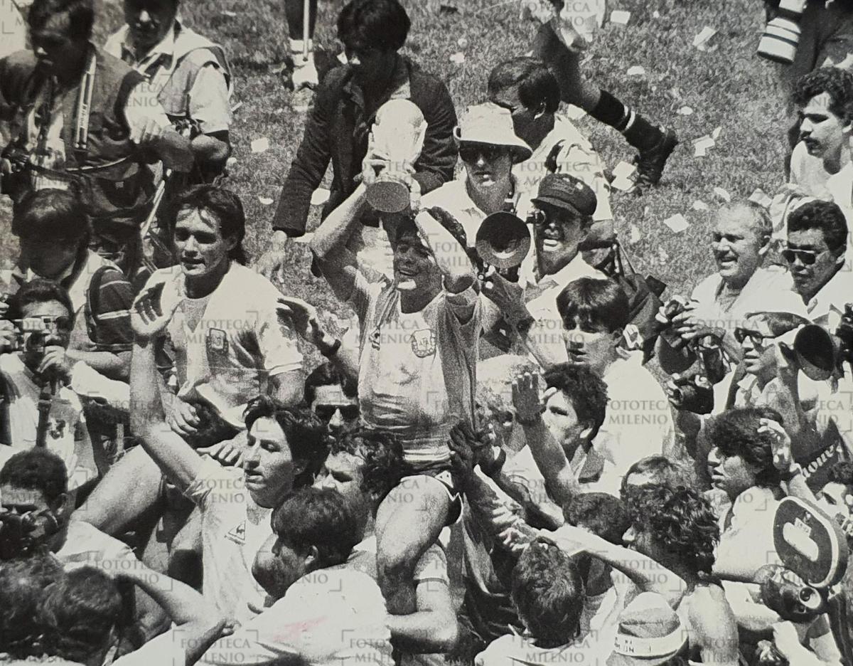 Argentina, campeón del Mundial de México 1986 (Fototeca Milenio)
