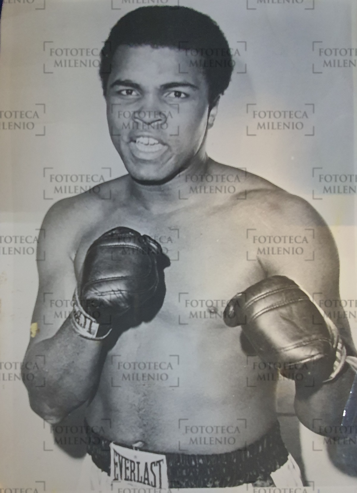Cassius Clay, mejor conocido como Muhammad Ali (Fototeca Milenio)
