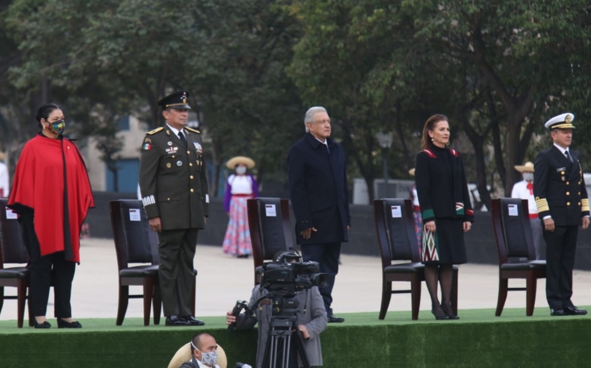 Ceremonia del 110 aniversario de la Revolución Mexicana