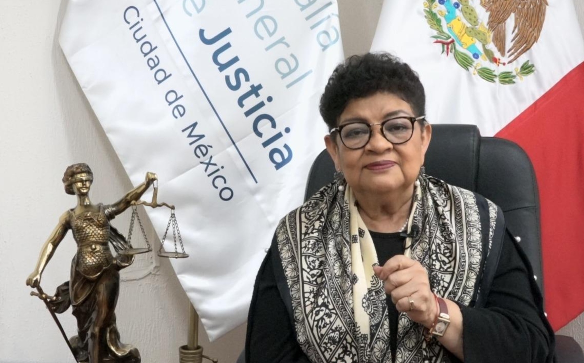 Ernestina Godoy, titular de FGJ en CdMx. (Especial)