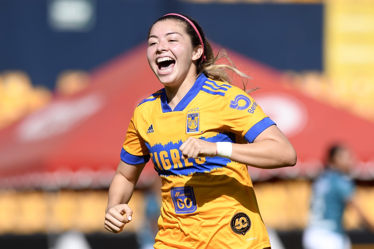 Katty Martínez, delantera de Tigres Femenil (Imago7)