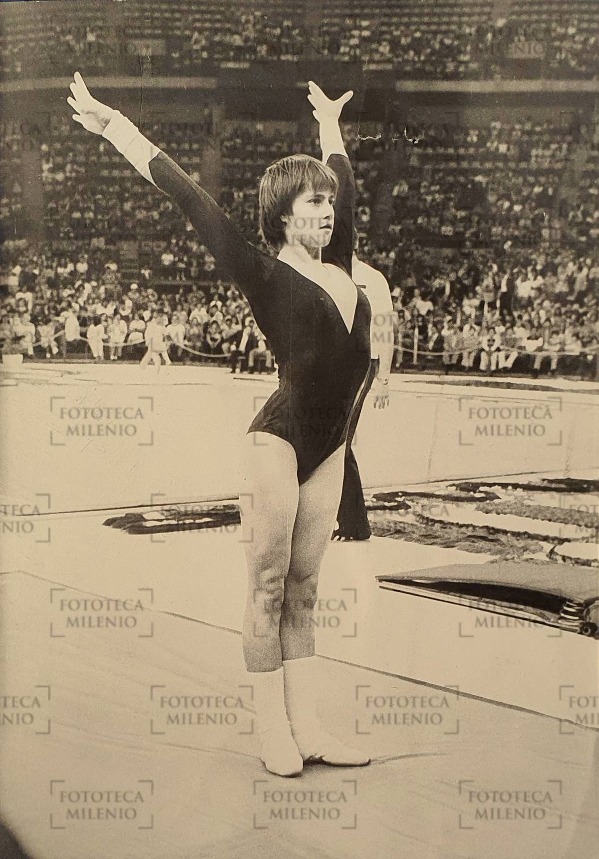 Nadia Comaneci logró la perfección en 1976 (Fototeca Milenio)