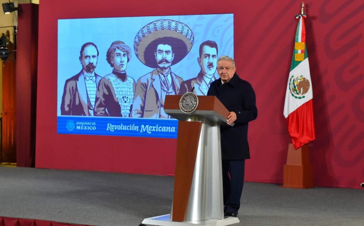 El Presidente conmemoró el 110 aniversario del inicio de la Revolución Mexicana. (Cortesía)