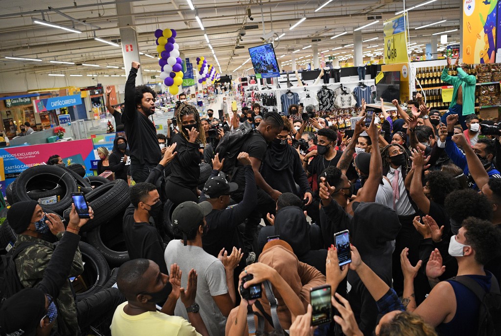 Las protestas en Brasil es por  un caso de racismo policial similar al de George Floyd. (AP)