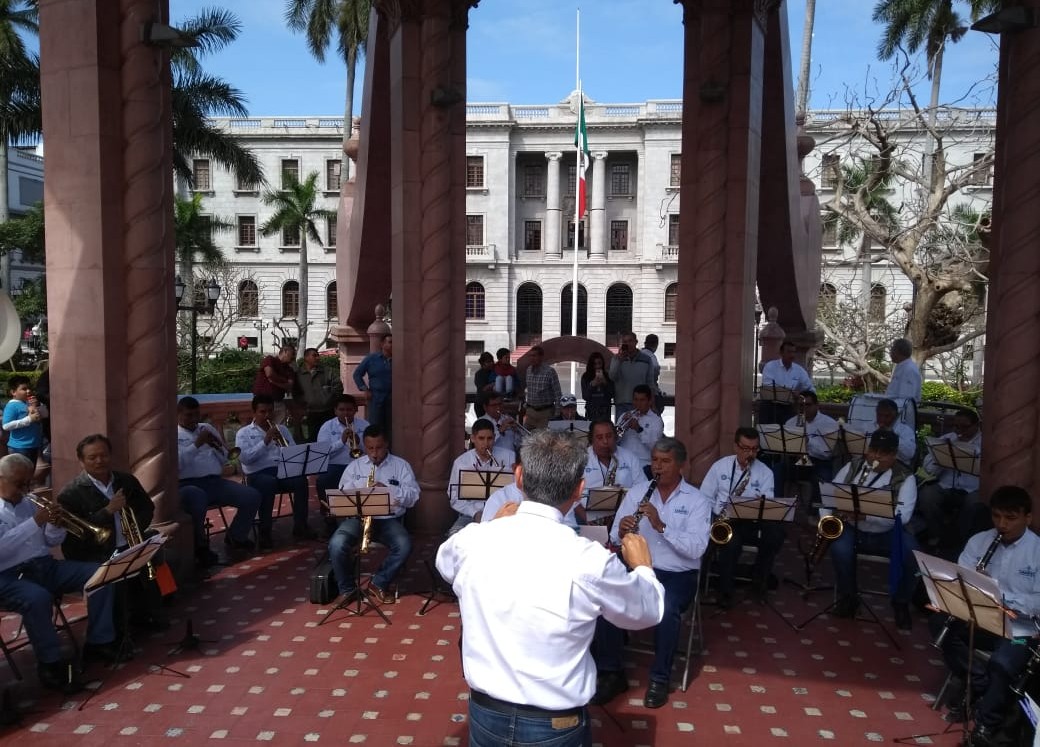 Banda Municipal de Tampico. (Cortesía)