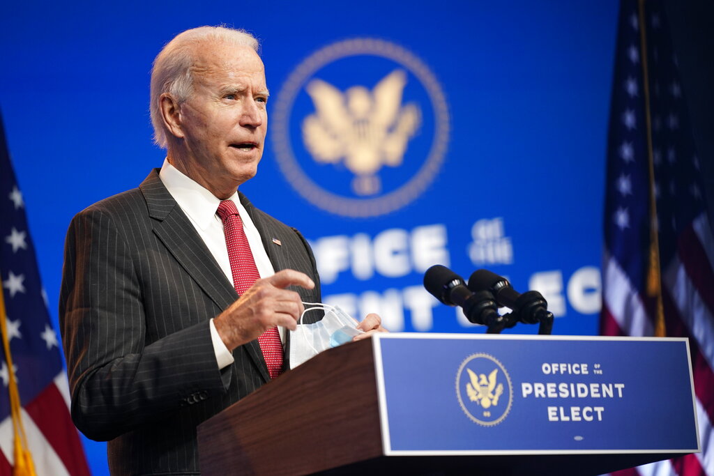 Joe Biden juramentará como presidente de Estados Unidos el próximo 20 de enero. (AP)
