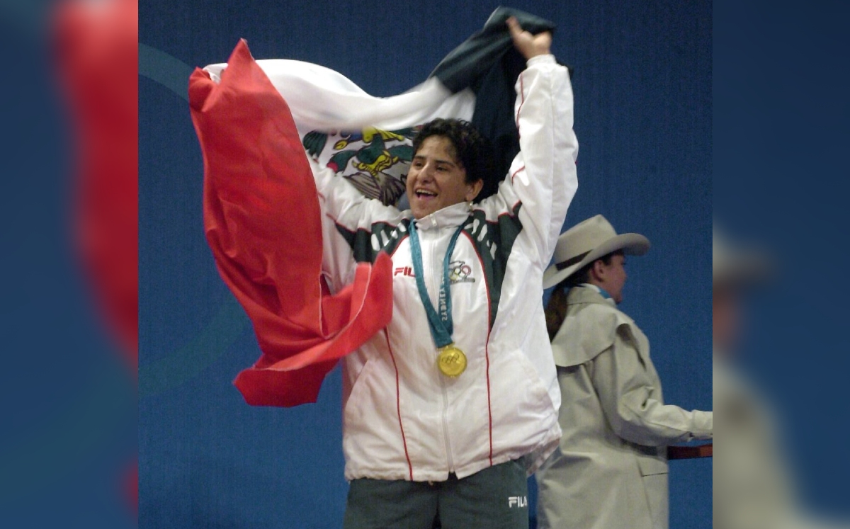 Soraya Jiménez, medalla de oro en Sídney 2000 (Notimex)