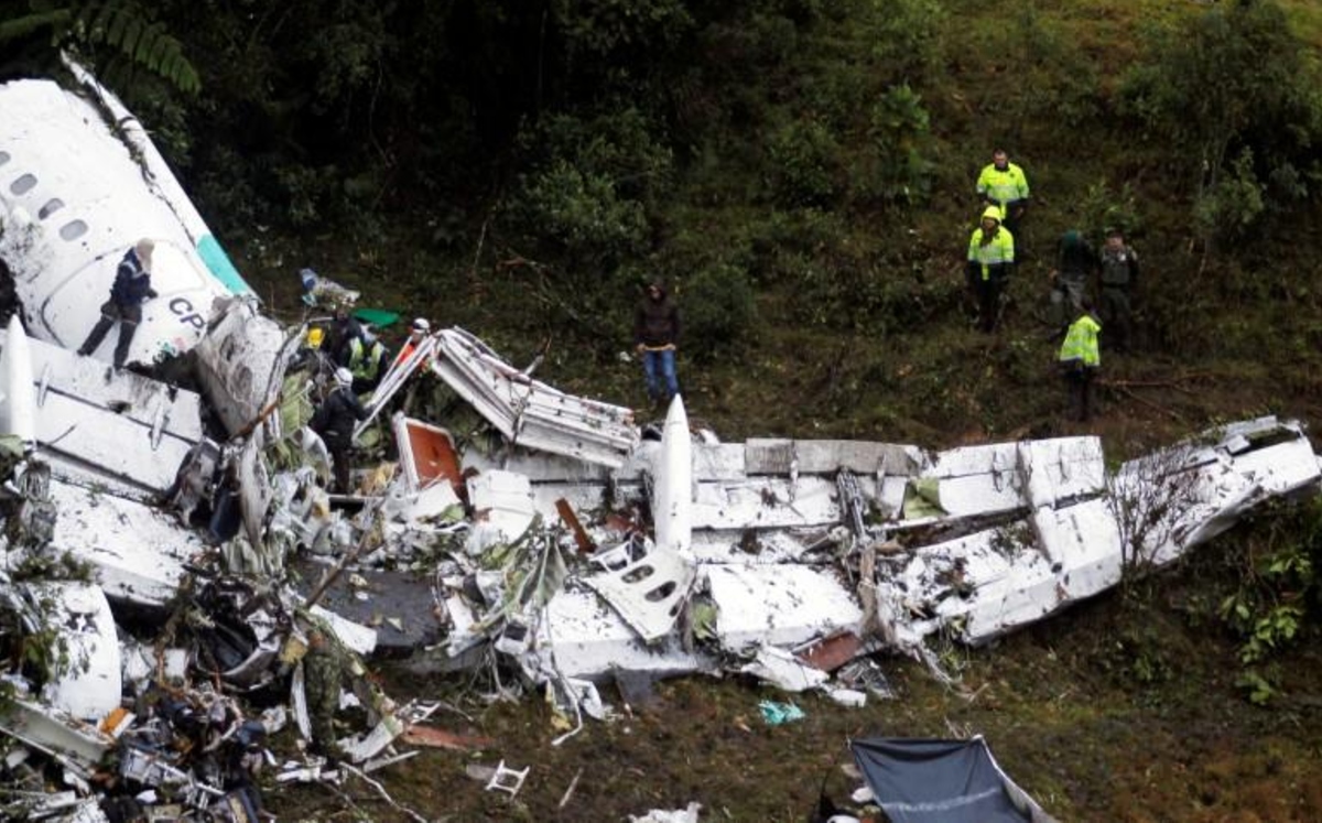 El lamentable accidente aéreo del Chapecoense (Reuters)