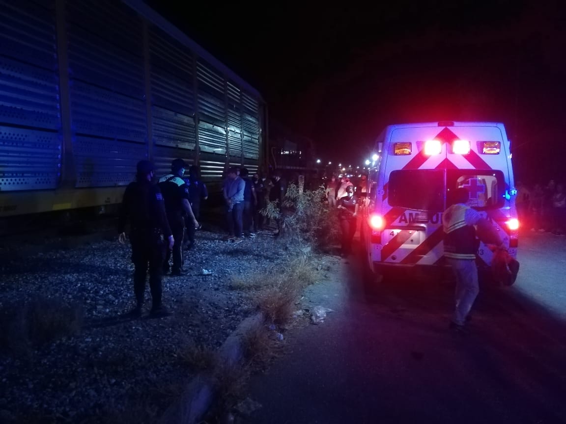 Un hombre de la tercera edad perdió ambos pies al ser arrollado por el tren en Gómez Palacio. (Milenio Digital)