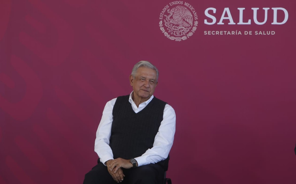 López Obrador dijo que todavía hay 50 por ciento de camas disponibles. (Ariana Pérez)