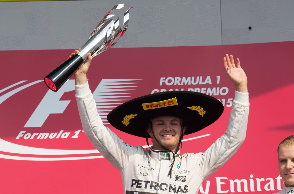 Nico Rosberg, campeón del Gran Premio de México 2015 de la F1