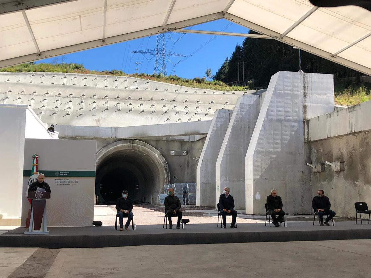 Realizaron una inspección al tramo II del Tren Interurbano México-Toluca. (Especial)