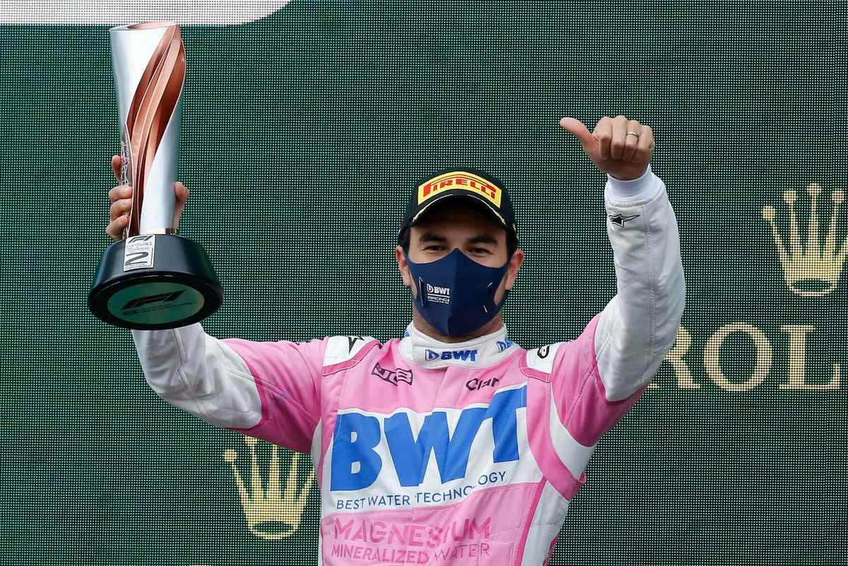 Sergio Pérez, segundo lugar del Gran Premio de Turquía (AFP)