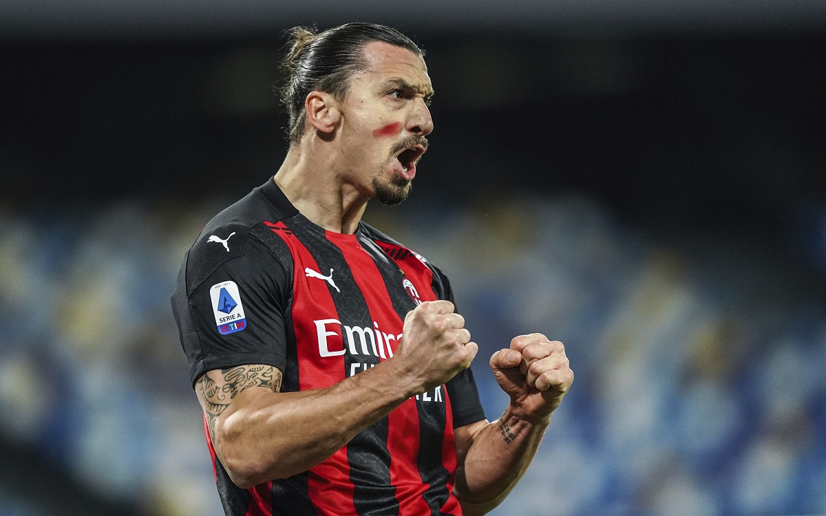 Zlatan Ibrahimovic llega a 10 goles con el Milan (AP)