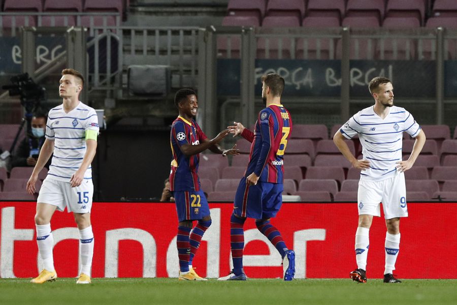 Dinamo vs FC Barcelona (Reuters)