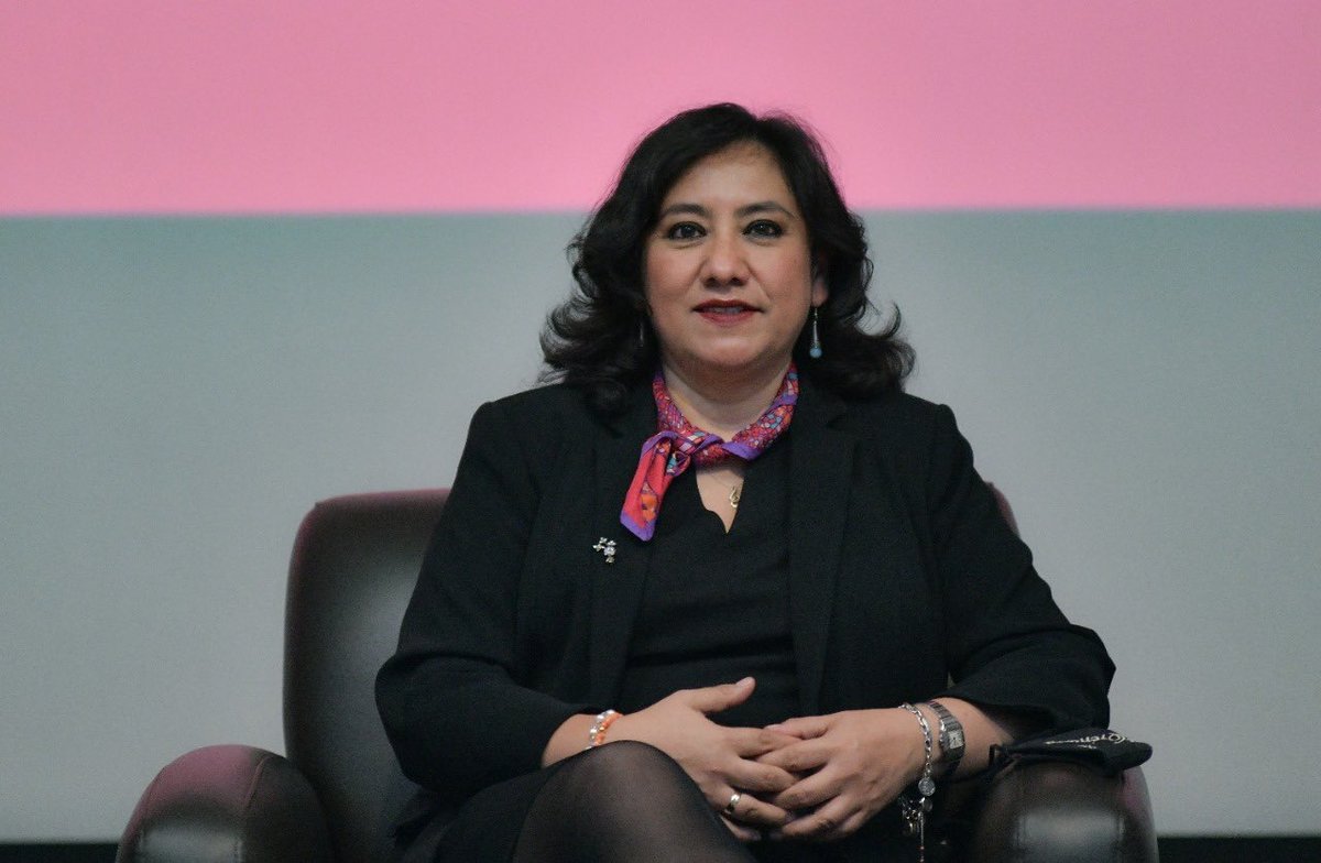La secretaria afirmó que debe haber una reivindicación en la lucha, para no caer en descalificaciones y ofensas. (@Irma_Sandoval)