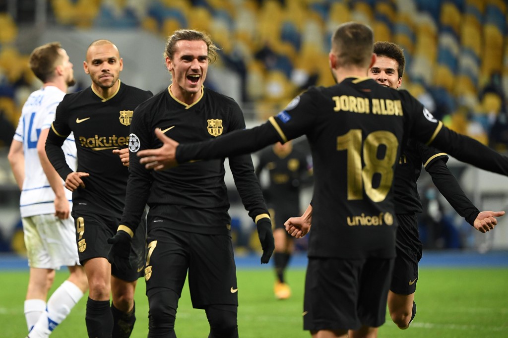 Barcelona goleó en Kiev (AFP)