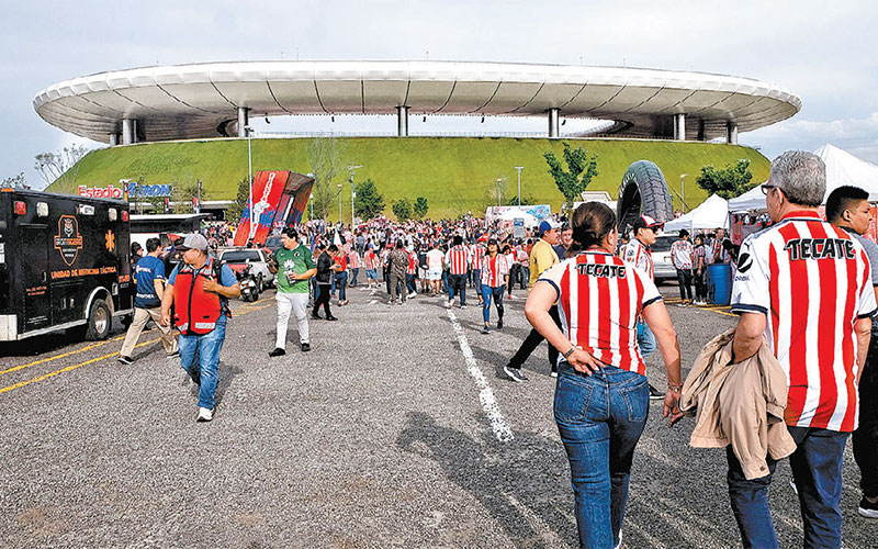 Chivas abrirá el 15 por ciento del aforo del estadio Akron. (Imago7)