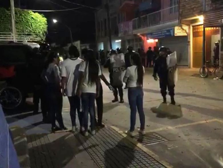 Luego del hecho, habitantes de Cuerámaro se manifestaron