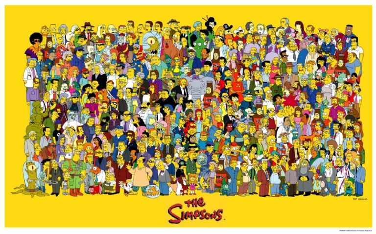 Maggie Simpson reto visual (Pinterest).