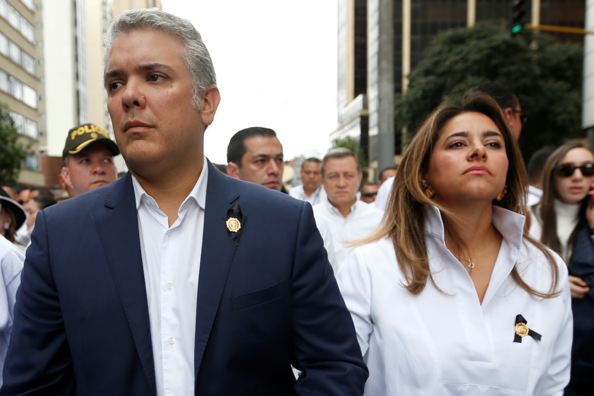 María Juliana Ruiz se ha estado sometiendo a pruebas de covid-19 constantemente por contagios en el gabinete de Iván Duque. (Reuters)