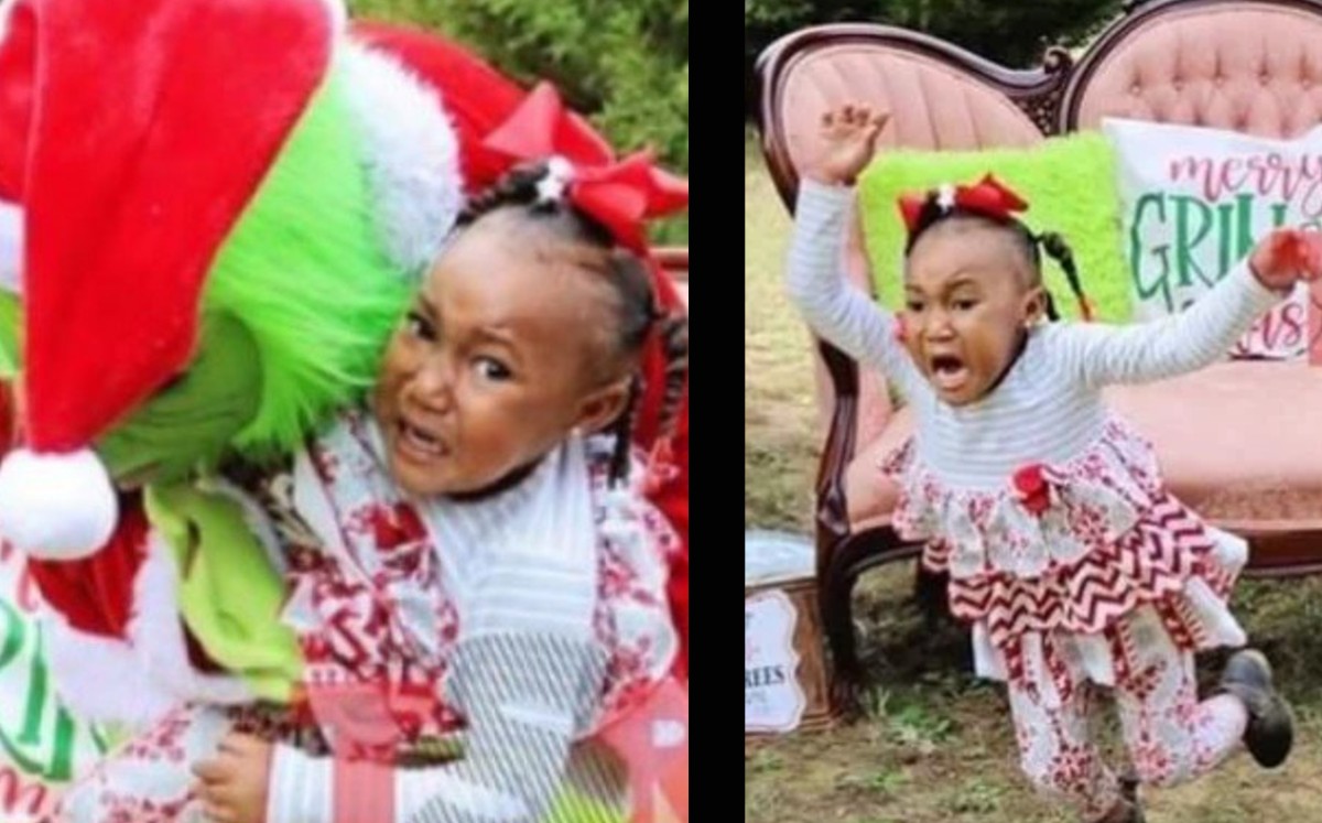¿Se pasó? Madre hace broma a su hija con Grinch; reacción se hace viral. (Captura)