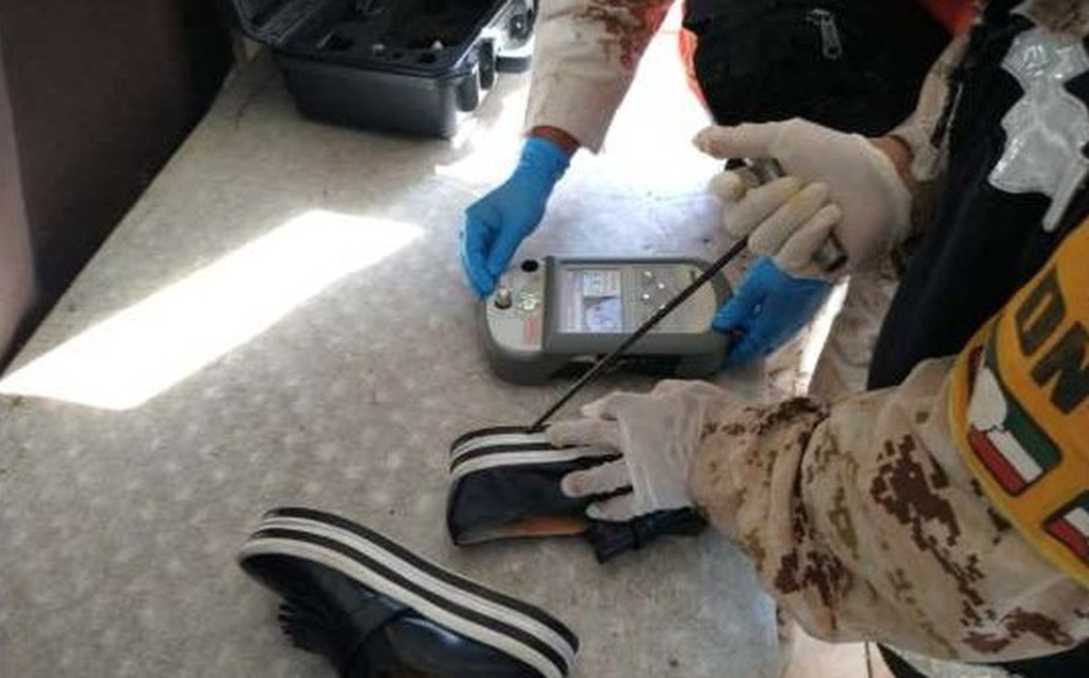En Sonora, hallan fentanilo en los zapatos de un pasajero de autobús